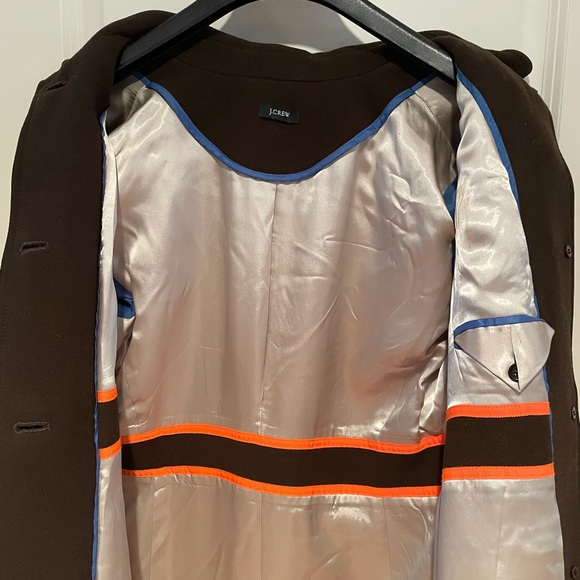 J.Crew Peacoat in Chocolate Brown with Thinsulate - Picture 9 of 11